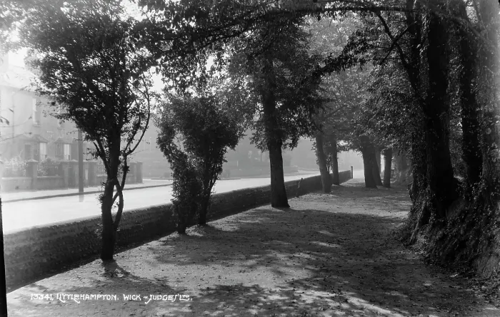 Framed Print : A Serene Pathway in Littlehampton Framed Print : A Serene Pathway in Littlehampton