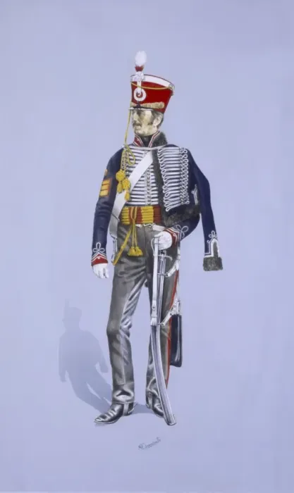 Framed Print : Sergeant of the 5th Light Dragoons (Hussars) Framed Print : Sergeant of the 5th Light Dragoons (Hussars)