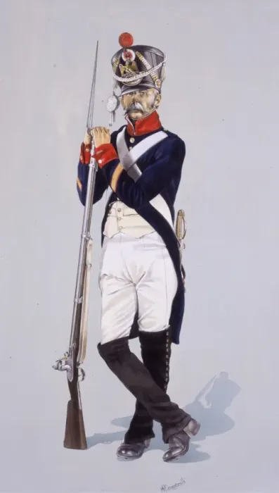 Framed Print : Sergeant of Fusiliers - 54th Regiment Framed Print : Sergeant of Fusiliers - 54th Regiment