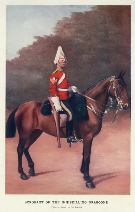 Framed Print : Sergeant of the Inniskilling Dragoons Framed Print : Sergeant of the Inniskilling Dragoons