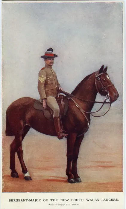 Framed Print : Sergeant-Major of the New South Wales Lancers Framed Print : Sergeant-Major of the New South Wales Lancers