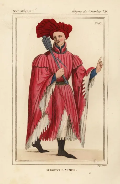 Framed Print : Sergent d armes or serjeant-at-arms with ceremonial Framed Print : Sergent d armes or serjeant-at-arms with ceremonial
