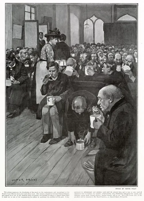 Framed Print : Sermon Lane Mission, Islington 1903 Framed Print : Sermon Lane Mission, Islington 1903
