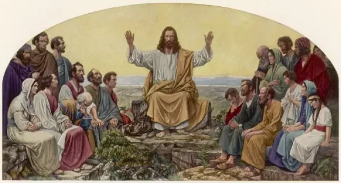 Framed Print : The Sermon on the Mount Framed Print : The Sermon on the Mount