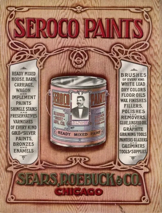 Framed Print : Seroco Paint Advert / 1908 Framed Print : Seroco Paint Advert / 1908