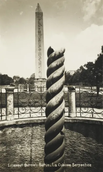Framed Print : Serpentine Column and Theodosius Obelisk Framed Print : Serpentine Column and Theodosius Obelisk