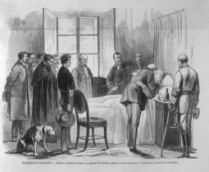 Framed Print : SERRANO Y DOMINGUEZ, Francisco (1810-1885). Spanish Framed Print : SERRANO Y DOMINGUEZ, Francisco (1810-1885). Spanish