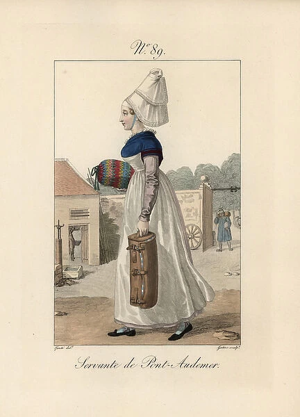 Servant of Pont-Audemer Her bonnet is similar