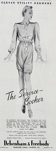 Service Bocker outfit, Debenham & Freebody