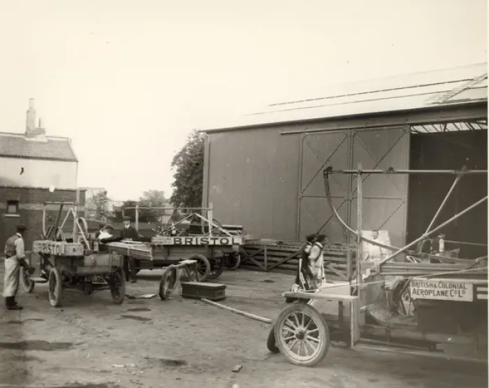 Framed Print : Service cars with spares for the 1911 Circuit of Britain Framed Print : Service cars with spares for the 1911 Circuit of Britain