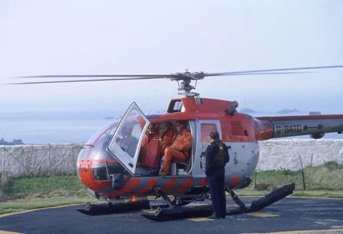 Framed Print : Service Helicopter transporting water to Lighthouses Framed Print : Service Helicopter transporting water to Lighthouses