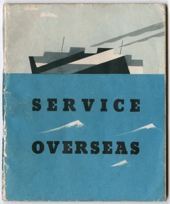 Framed Print : Service Overseas booklet Framed Print : Service Overseas booklet