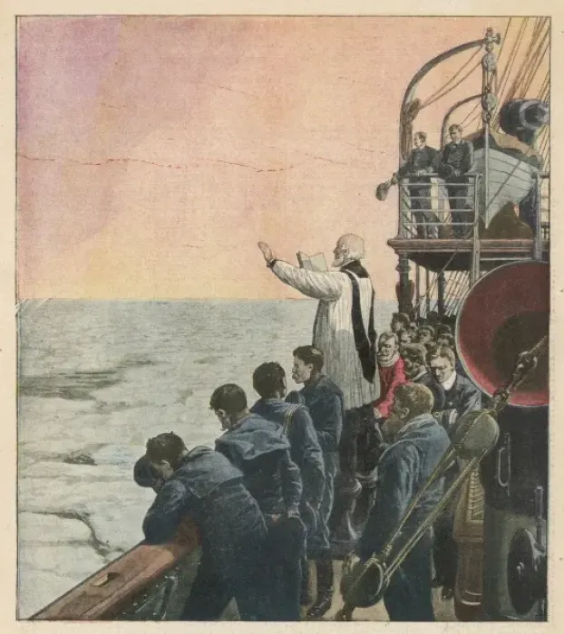 Framed Print : Service for Titanic Framed Print : Service for Titanic