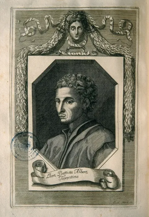 Framed Print : SESONI, Francesco (1705-?); ALBERTI, Leon Battista (1404-147 Framed Print : SESONI, Francesco (1705-?); ALBERTI, Leon Battista (1404-147