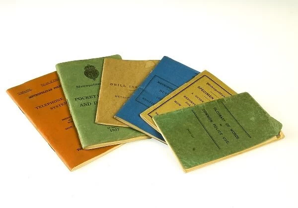 A set of six Metropolitan Police instruction books
