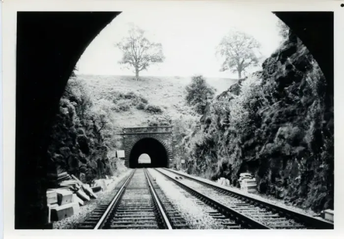 Framed Print : Settle to Carlisle Railway Tunnels, Baron Wood, Cumbria Framed Print : Settle to Carlisle Railway Tunnels, Baron Wood, Cumbria