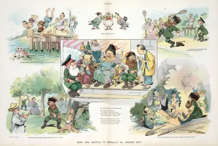 Framed Print : Why not settle it socially at Oyster Bay? Framed Print : Why not settle it socially at Oyster Bay?