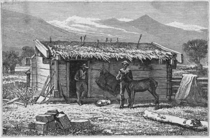 Framed Print : Settlers hut, California Framed Print : Settlers hut, California