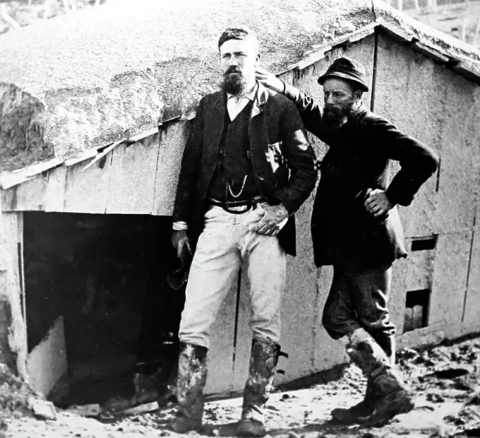 Framed Print : Settlers, New Zealand, early 1900s Framed Print : Settlers, New Zealand, early 1900s