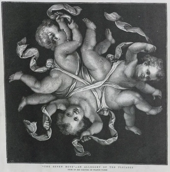 Framed Print : The Seven Boys of the Pleiades Framed Print : The Seven Boys of the Pleiades