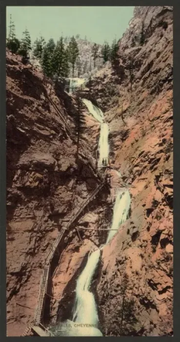 Framed Print : Seven Falls, Cheyenne Canyon, Colorado Framed Print : Seven Falls, Cheyenne Canyon, Colorado