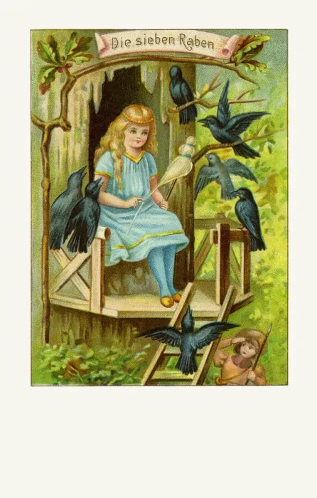 Framed Print : The Seven Ravens Framed Print : The Seven Ravens