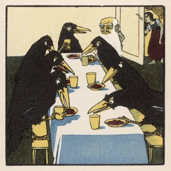 Framed Print : The Seven Ravens Framed Print : The Seven Ravens