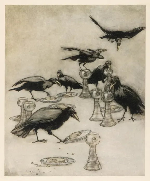 Framed Print : The Seven Ravens