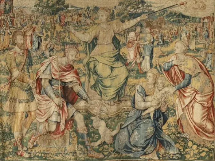 Framed Print : The Seven Virtues: The Justice. ca. 1560 - 1570 Framed Print : The Seven Virtues: The Justice. ca. 1560 - 1570