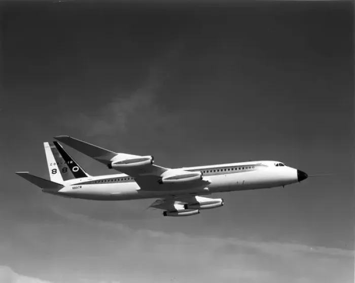 Framed Print : The seventh flight of the first Convair 880 N801TW Framed Print : The seventh flight of the first Convair 880 N801TW