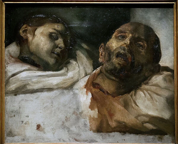 The Severed Heads, c. 1819, by Jean-Louis Andre Theodore