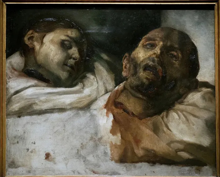 Framed Print : The Severed Heads, c. 1819, by Jean-Louis Andre Theodore Framed Print : The Severed Heads, c. 1819, by Jean-Louis Andre Theodore