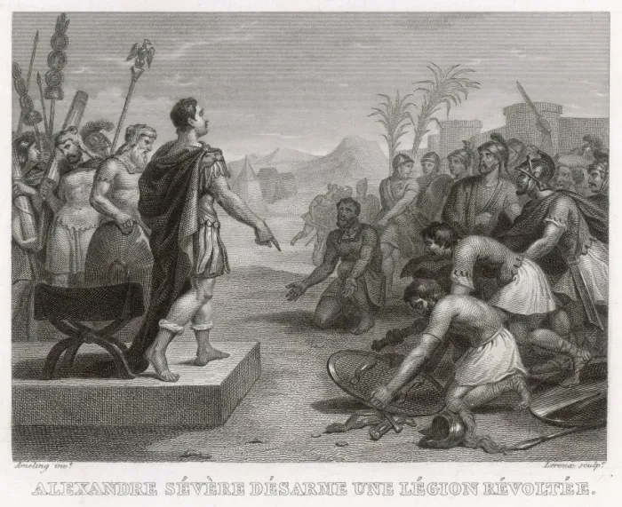 Framed Print : Severus Alexander & Men Framed Print : Severus Alexander & Men