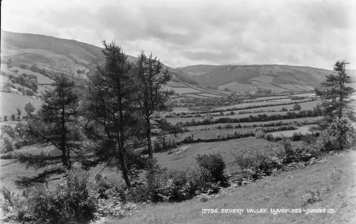 Framed Print : Severy Valley, Llanidloes Framed Print : Severy Valley, Llanidloes