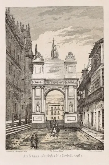 Framed Print : Sevilla. Triumphal arch built in the cathedral Framed Print : Sevilla. Triumphal arch built in the cathedral