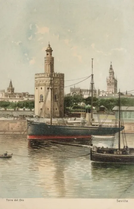 Framed Print : Seville, Spain - Torre del Oro Framed Print : Seville, Spain - Torre del Oro