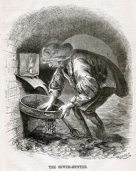 Sewer hunter 1860s
