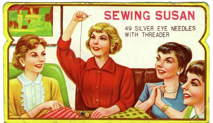 Framed Print : Sewing Susan Needles and Threader Framed Print : Sewing Susan Needles and Threader