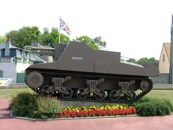 Framed Print : Sexton Self Propelled Gun Ver sur Mer Normandy Framed Print : Sexton Self Propelled Gun Ver sur Mer Normandy