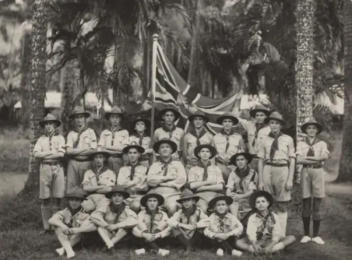 Framed Print : Seychelles Boy Scouts Framed Print : Seychelles Boy Scouts