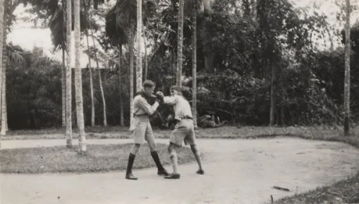 Framed Print : Seychelles Scouts Boxing Framed Print : Seychelles Scouts Boxing