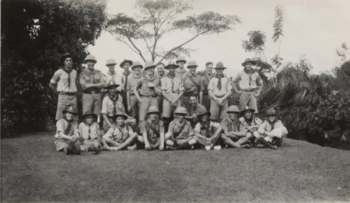 Framed Print : Seychelles Scouts with Deep Sea Scouts