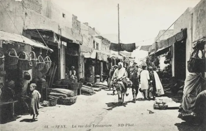 Framed Print : Sfax - Tunisia - The Street of the Dyers Framed Print : Sfax - Tunisia - The Street of the Dyers