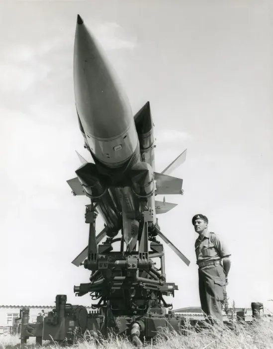 Framed Print : Sgt Leslie Williams of the 32nd Guided Weapons Regiment? Framed Print : Sgt Leslie Williams of the 32nd Guided Weapons Regiment?