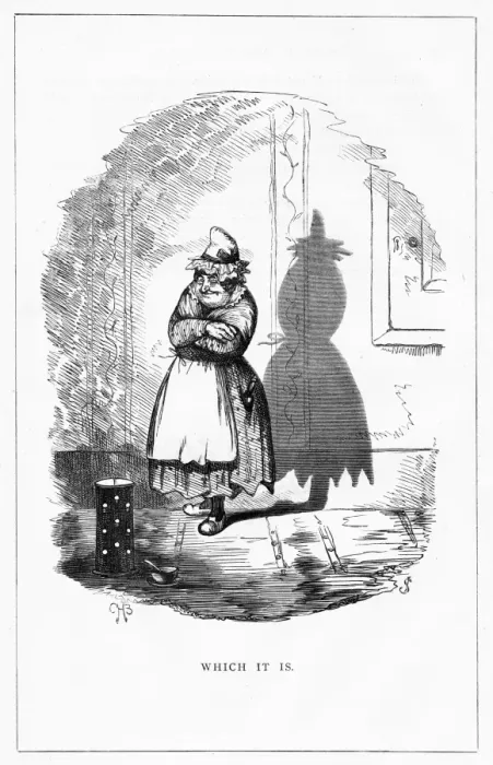 Framed Print : Shadow drawing. C. H. Bennett, Which is it Framed Print : Shadow drawing. C. H. Bennett, Which is it