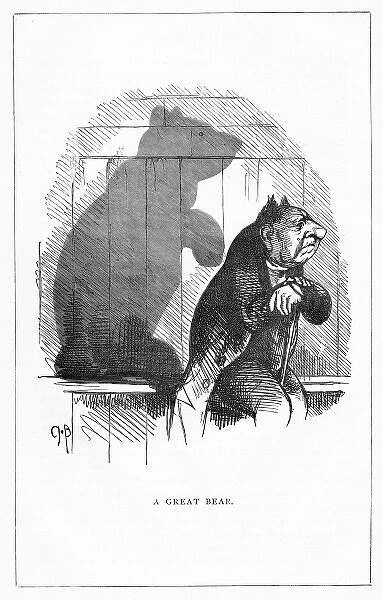 Shadow drawing. C. H. Bennett, A Great Bear