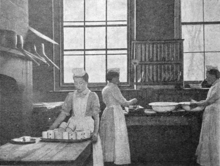 Framed Print : Shaftesbury Home, Ealing - Scullery Maids Framed Print : Shaftesbury Home, Ealing - Scullery Maids