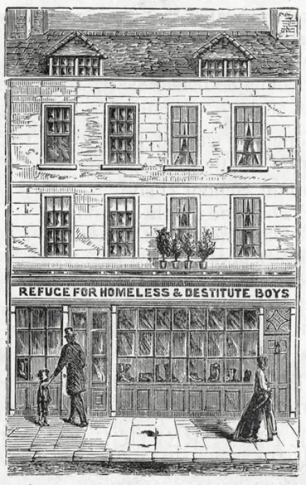 Framed Print : Shaftesbury Homes - Boys Refuge, London Framed Print : Shaftesbury Homes - Boys Refuge, London