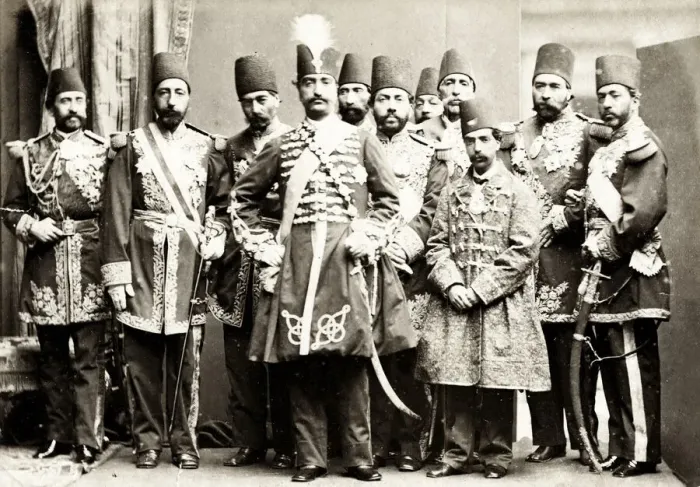 Framed Print : Shah of Persia in England 1873 Framed Print : Shah of Persia in England 1873