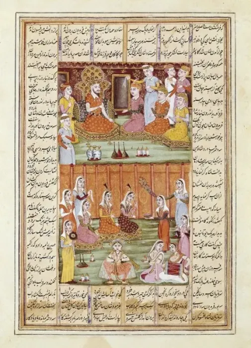 Framed Print : Shahnameh. The Book of Kings. 16th c. Faridun s